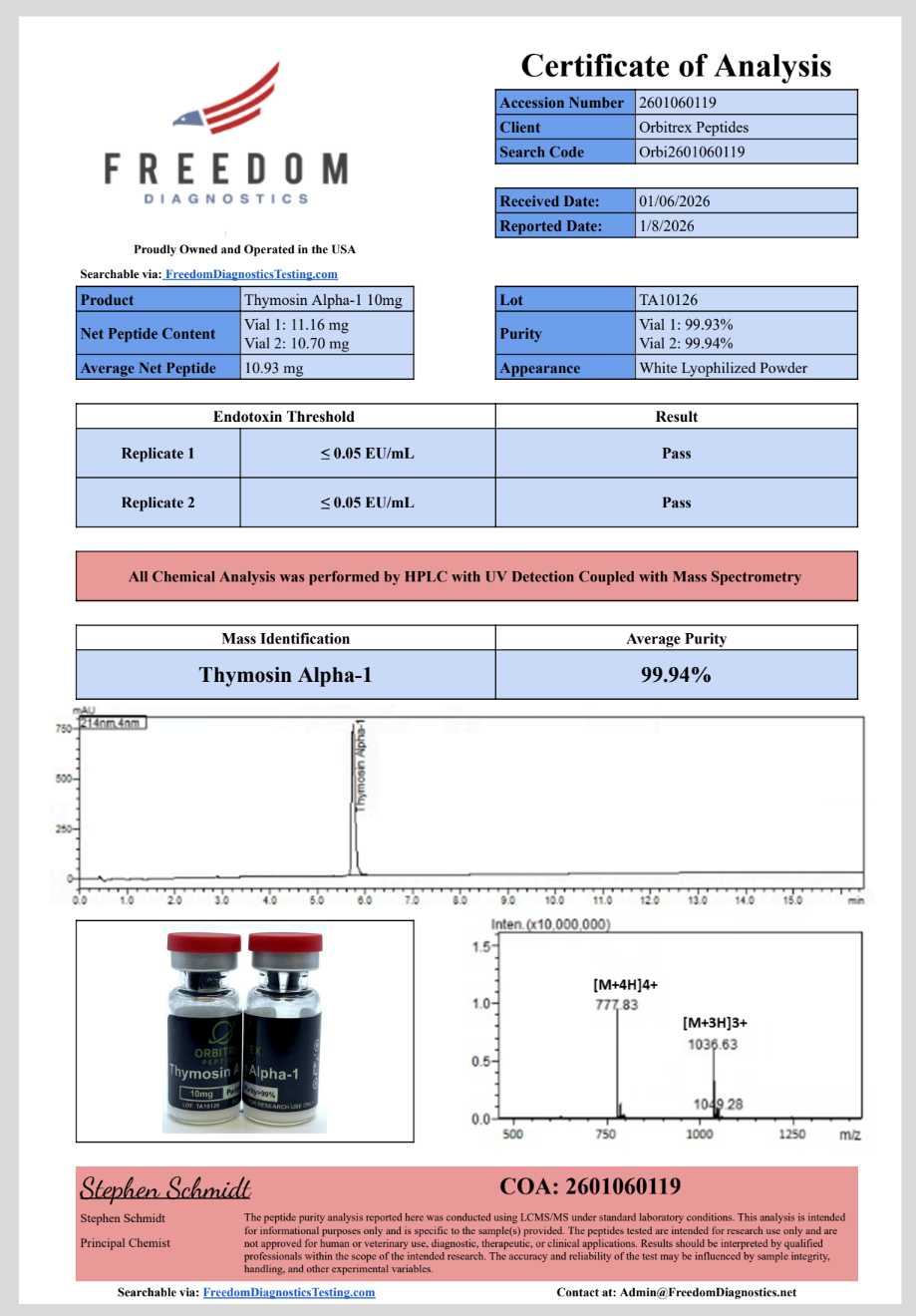 Thymosin Alpha-1 10mg - Image 2